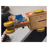 Vintage 1956 Mickey Mouse Safety Patrol Pull Toy Vintage 1956 Mickey Mouse Safety Patrol Pull Toy