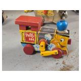 Vintage Wooden Pull Toy - Puffy Engine #444 by Fisher-Price (1951) Vintage Wooden Pull Toy - Puffy Engine #444 by Fisher-Price (1951)