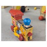 Vintage Wooden Pull Toy - Puffy Engine #444 by Fisher-Price (1951) Vintage Wooden Pull Toy - Puffy Engine #444 by Fisher-Price (1951)