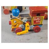 Vintage Wooden Pull Toy - Puffy Engine #444 by Fisher-Price (1951) Vintage Wooden Pull Toy - Puffy Engine #444 by Fisher-Price (1951)