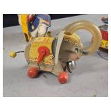 Vintage Wooden Pull Toy - Juggling Jumbo Elephant by Fisher-Price (1950's - 1960's) Vintage Wooden Pull Toy - Juggling Jumbo Elephant by Fisher-Price (1950's - 1960's)