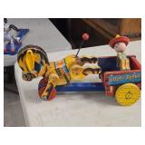 Vintage Wooden Pull Toy - Bucky Burro by Fisher-Price (1950's) Vintage Wooden Pull Toy - Bucky Burro by Fisher-Price (1950's)