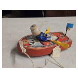 Vintage Wooden Pull Toy - Row Boat by Fisher-Price (1940's) Vintage Wooden Pull Toy - Row Boat by Fisher-Price (1940's)