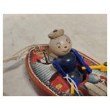 Vintage Wooden Pull Toy - Row Boat by Fisher-Price (1940's) Vintage Wooden Pull Toy - Row Boat by Fisher-Price (1940's)