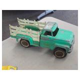 Lot of (2) Vintage Toy Trucks - Hubley Diecast Toy Tow Truck / Wrecker 1960's, Hubley Mighty Metal Stake Bed Farm Truck Model #900 1960's Lot of (2) Vintage Toy Trucks - Hubley Diecast Toy Tow Truck / Wrecker 1960's, Hubley Mighty Metal Stake Bed Farm Truck Model #900 1960's