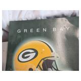 Vintage Metal Sign - Green Bay Packers with Official NFL Logo Vintage Metal Sign - Green Bay Packers with Official NFL Logo