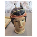 Leinenkugel's Indian Maiden Collection Limited Edition Pocahontes theme #1193/2000 Ceramic Beer Stein Leinenkugel's Indian Maiden Collection Limited Edition Pocahontes theme #1193/2000 Ceramic Beer Stein