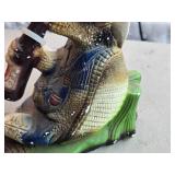 Vintage Texas Armadillo Mascot Drinking Lone Star Beer theme Chalkware Statue Vintage Texas Armadillo Mascot Drinking Lone Star Beer theme Chalkware Statue