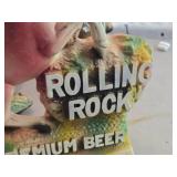 Vintage 1960's-1970's Rolling Rock Premium Beer Horse theme Chalkware Figurine Vintage 1960's-1970's Rolling Rock Premium Beer Horse theme Chalkware Figurine