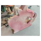 Vintage 1960's-1970's Rolling Rock Premium Beer Horse theme Chalkware Figurine Vintage 1960's-1970's Rolling Rock Premium Beer Horse theme Chalkware Figurine