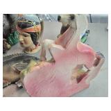 Vintage 1960's-1970's Rolling Rock Premium Beer Horse theme Chalkware Figurine Vintage 1960's-1970's Rolling Rock Premium Beer Horse theme Chalkware Figurine