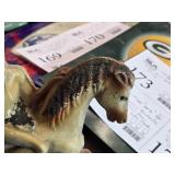 Vintage 1930's-1940's Native American Chief on Horseback theme Carnival Chalkware Statue Vintage 1930's-1940's Native American Chief on Horseback theme Carnival Chalkware Statue