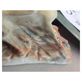 Vintage 1930's-1940's Native American Chief on Horseback theme Carnival Chalkware Statue Vintage 1930's-1940's Native American Chief on Horseback theme Carnival Chalkware Statue