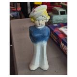 Vintage 1930's-1940's Sailor Girl Doll theme Carnival Chalkware Statue Vintage 1930's-1940's Sailor Girl Doll theme Carnival Chalkware Statue