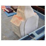 Vintage Church theme Carnival Chalkware Lighted Statue Vintage Church theme Carnival Chalkware Lighted Statue