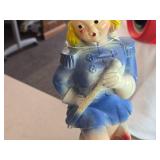 Vintage 1930's - 1950's Majorette theme Carnival Chalkware Statue Vintage 1930's - 1950's Majorette theme Carnival Chalkware Statue