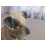 Vintage Mid 20th Century Terrier Puppy Dog theme Carnival Chalkware Statue Vintage Mid 20th Century Terrier Puppy Dog theme Carnival Chalkware Statue