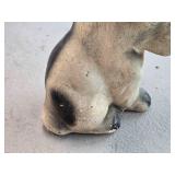 Vintage Mid 20th Century Terrier Puppy Dog theme Carnival Chalkware Statue Vintage Mid 20th Century Terrier Puppy Dog theme Carnival Chalkware Statue