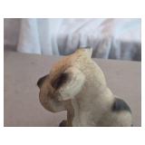 Vintage Mid 20th Century Terrier Puppy Dog theme Carnival Chalkware Statue Vintage Mid 20th Century Terrier Puppy Dog theme Carnival Chalkware Statue