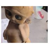 Vintage Kewpie Doll theme Carnival Chalkware Statue with (2) Tufts of Hair Vintage Kewpie Doll theme Carnival Chalkware Statue with (2) Tufts of Hair