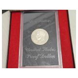 1971 U.S. Mint Proof Eisenhower Dollar Coin (in protective case) 1971 U.S. Mint Proof Eisenhower Dollar Coin (in protective case)