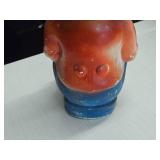 Vintage Organ Grinder Monkey Bank theme Carnival Chalkware Statue by Duquesne Statuary (1950's) Vintage Organ Grinder Monkey Bank theme Carnival Chalkware Statue by Duquesne Statuary (1950's)