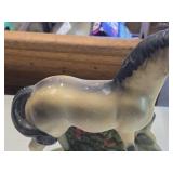 Vintage 1940's Horse theme Carnival Chalkware Figurine Vintage 1940's Horse theme Carnival Chalkware Figurine