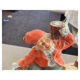 Vintage 1940's Carnival Chalkware Candleholder Vintage 1940's Carnival Chalkware Candleholder