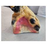 Vintage Lion theme Carnival Chalkware Statue Vintage Lion theme Carnival Chalkware Statue