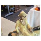 Vintage George Washington Riding Horse theme Carnival Chalkware Statue Vintage George Washington Riding Horse theme Carnival Chalkware Statue