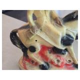 Vintage George Washington Riding Horse theme Carnival Chalkware Statue Vintage George Washington Riding Horse theme Carnival Chalkware Statue