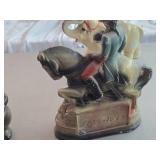 Vintage George Washington Riding Horse theme Carnival Chalkware Statue Vintage George Washington Riding Horse theme Carnival Chalkware Statue