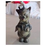 Vintage Formal Pig theme Carnival Chalkware Statue Vintage Formal Pig theme Carnival Chalkware Statue