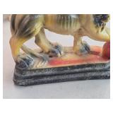 Vintage 1930's-1950's Lion theme Carnival Chalkware Figurine Vintage 1930's-1950's Lion theme Carnival Chalkware Figurine