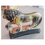 Vintage 1930's-1950's Lion theme Carnival Chalkware Figurine Vintage 1930's-1950's Lion theme Carnival Chalkware Figurine