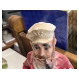 Vintage The Helmsman theme Carnival Chalkware Figurine Vintage The Helmsman theme Carnival Chalkware Figurine