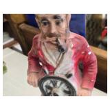 Vintage The Helmsman theme Carnival Chalkware Figurine Vintage The Helmsman theme Carnival Chalkware Figurine