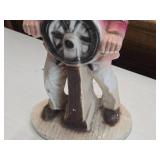 Vintage The Helmsman theme Carnival Chalkware Figurine Vintage The Helmsman theme Carnival Chalkware Figurine