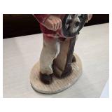 Vintage The Helmsman theme Carnival Chalkware Figurine Vintage The Helmsman theme Carnival Chalkware Figurine