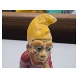 Vintage Gnome Keeper of the Keys theme Carnival Chalkware Statue Vintage Gnome Keeper of the Keys theme Carnival Chalkware Statue