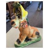 Vintage Donkey theme Carnival Chalkware Figurine Vintage Donkey theme Carnival Chalkware Figurine