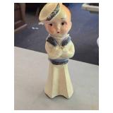 Vintage 1930's-1940's Sailor Boy theme Carnival Chalkware Statue Vintage 1930's-1940's Sailor Boy theme Carnival Chalkware Statue