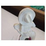 Vintage 1940's-1950's Singing Campfire Cowboy theme Carnival Chalkware Figurine Vintage 1940's-1950's Singing Campfire Cowboy theme Carnival Chalkware Figurine