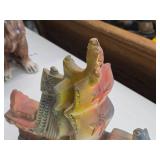 Vintage 1930's-1940's Ship on the Open Seas theme Carnival Chalkware Statue Vintage 1930's-1940's Ship on the Open Seas theme Carnival Chalkware Statue