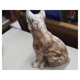 Vintage Goebel Schnauzer Puppy theme Carnival Chalkware Figurine Vintage Goebel Schnauzer Puppy theme Carnival Chalkware Figurine