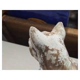 Vintage Goebel Schnauzer Puppy theme Carnival Chalkware Figurine Vintage Goebel Schnauzer Puppy theme Carnival Chalkware Figurine