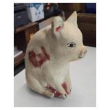 Vintage Sitting Pig theme Carnival Chalkware Figurine Vintage Sitting Pig theme Carnival Chalkware Figurine