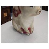 Vintage Sitting Pig theme Carnival Chalkware Figurine Vintage Sitting Pig theme Carnival Chalkware Figurine