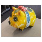 Vintage 1960's Carnival Chalkware Piggy Bank Vintage 1960's Carnival Chalkware Piggy Bank