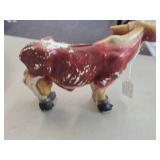 Vintage Bull theme Carnival Chalkware Piggy Bank Vintage Bull theme Carnival Chalkware Piggy Bank